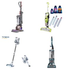 Pallet - 9 Pcs - Vacuums - Damaged / Missing Parts / Tested NOT WORKING - Hoover, Shark, Tineco, Dyson