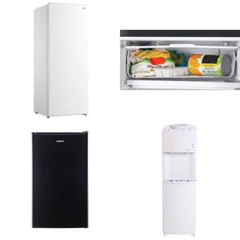 CLEARANCE! Pallet – 4 Pcs – Refrigerators, Freezers, Bar Refrigerators & Water Coolers – Customer Returns – Arctic King, Igloo, Great Value, Galanz