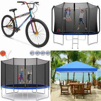 Pallet – 10 Pcs – Unsorted, Outdoor Play, Patio, Trampolines – Customer Returns – Seizeen, TRIPLE TREE, Hyper Bicycles, Outdoor Basic