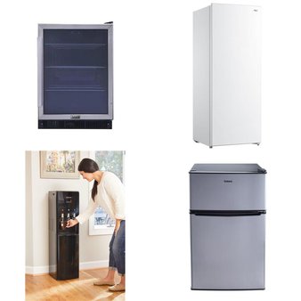 Pallet – 7 Pcs – Bar Refrigerators & Water Coolers, Refrigerators, Freezers – Customer Returns – Galanz, Primo, Great Value, Arctic King