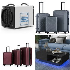 Pallet – 13 Pcs – Luggage, Humidifiers / De-Humidifiers, Unsorted, Chairs – Customer Returns – Travelhouse, AlorAir, GTRACING, Homfa