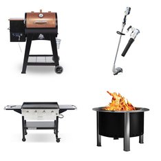 Pallet - 8 Pcs - Grills & Outdoor Cooking, Fireplaces, Hedge Clippers & Chainsaws, Trimmers & Edgers - Customer Returns - Mm, Hart, Snow Joe, Pit Boss