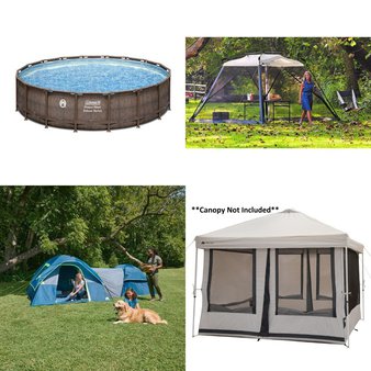 Pallet – 4 Pcs – Camping & Hiking, Pools & Water Fun, Outdoor Sports – Customer Returns – Ozark Trail, Coleman