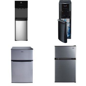 Pallet – 6 Pcs – Bar Refrigerators & Water Coolers, Refrigerators – Customer Returns – Galanz, Primo, Avalon, Primo Water
