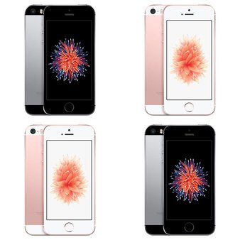 9 Pcs – Apple iPhone SE – Refurbished (GRADE B – Unlocked) – Models: 3A850LL/A, MLM22LL/A, MLY22LL/A, MLLX2LL/A – Smartphones