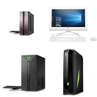 25 Pcs – Desktop Computers – Salvage – HP, DELL