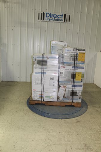 1 Pallets – 12 Pcs – New Air Conditioners – New and New Damaged Box – Walmart