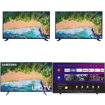 5 Pcs – LED/LCD TVs – Refurbished (GRADE A, GRADE B) – Samsung, Philips
