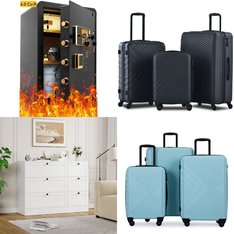 Pallet – 14 Pcs – Bedroom, Luggage, Unsorted, Toasters & Ovens – Customer Returns – Travelhouse, Homfa, Paris Rhone, BIGROOF