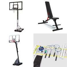 Pallet - 5 Pcs - Outdoor Sports, Exercise & Fitness - Customer Returns - Spalding, CAP, EastPoint Sports