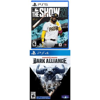 34 Pcs – Sony Video Games – New – MLB The Show 21 Standard Edition (PS5), Dungeons & Dragons Dark Alliance (PlayStation 4)
