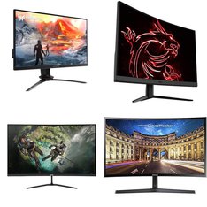 Pallet - 22 Pcs - Monitors - Damaged / Missing Parts / Tested NOT WORKING - Samsung, ACER, MSI, LG