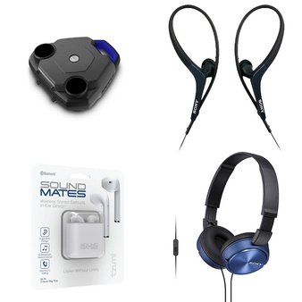 58 Pcs – Headphones & Portable Speakers – Refurbished (GRADE A, GRADE B) – Ion, Tzumi, Sony, Heyday