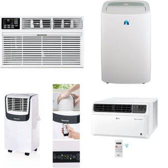 2 Pallets – 18 Pcs – Air Conditioners – Open Box Like New, New Damaged Box, Like New – WHIRLPOOL, LG, JHS, Honeywell