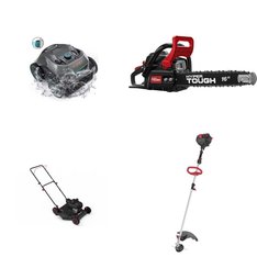 Pallet - 11 Pcs - Trimmers & Edgers, Mowers, Other, Vacuums - Customer Returns - Hyper Tough, Ozark Trail, AIPER