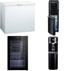 6 Pallets - 51 Pcs - Bar Refrigerators & Water Coolers, Refrigerators, Freezers - Customer Returns - HISENSE, Galanz, Primo Water, Primo