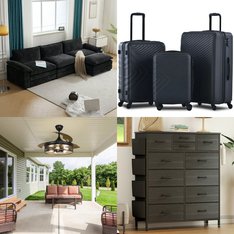 Pallet - 9 Pcs - Luggage, Fans, Lighting & Light Fixtures, Bedroom - Customer Returns - Travelhouse, DINGLILIGHTING, SEGMART, GIKPAL