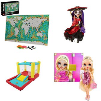 Pallet – 38 Pcs – Vehicles, Trains & RC, Dolls, Boardgames, Puzzles & Building Blocks, Water Guns & Foam Blasters – Customer Returns – New Bright, Adventure Force, New Bright Industrial Co., Ltd., Rainbow High
