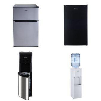 CLEARANCE! Pallet – 7 Pcs – Bar Refrigerators & Water Coolers, Refrigerators – Customer Returns – Galanz, Primo Water, Primo