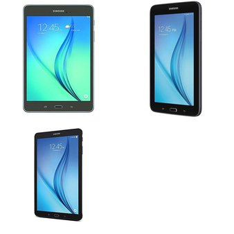 11 Pcs – Samsung Galaxy Tablets – Tested Not Working – Models: SM-T350NZAAXAR, SM-T560NZKUXAR, SM-T113NYKAXAR