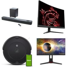 Pallet - 25 Pcs - Speakers, Monitors, Vacuums, Pretend & Dress-Up - Customer Returns - onn., Onn, iRobot, MSI