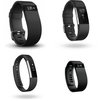 34 Pcs – Fitbit Activity & Sleep Trackers – Refurbished (GRADE C) – Models: FB405BKS, FB405BKL, FB406BKS, FB407BKL