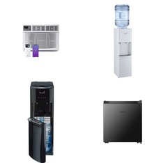 Pallet - 10 Pcs - Bar Refrigerators & Water Coolers, Freezers, Air Conditioners - Customer Returns - Primo Water, HISENSE, WhizMax