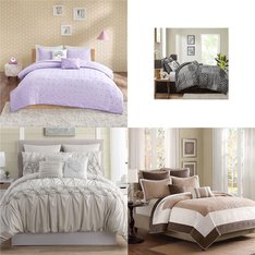Pallet - 19 Pcs - Comforters and Duvets - Mixed Conditions - Private Label Home Goods, E & E, Madison Park, Urban Habitat Kids