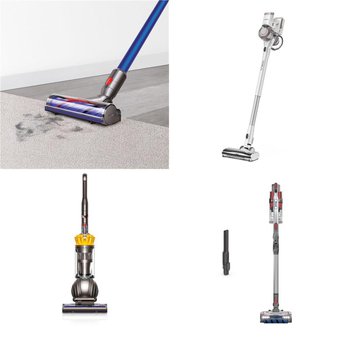Pallet – 16 Pcs – Vacuums – Damaged / Missing Parts / Tested NOT WORKING – Shark, Hoover, Dyson, Tineco