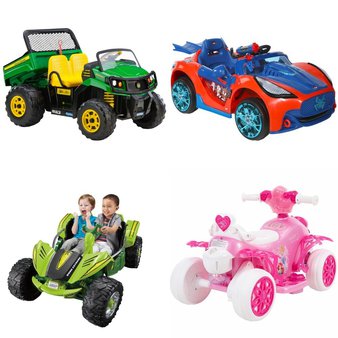 Pallet – 4 Pcs – Vehicles – Customer Returns – Fisher-Price, Huffy, Peg Perego, Spider-Man