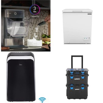Pallet – 77 Pcs – Fans, Laundry, Food Processors, Blenders, Mixers & Ice Cream Makers, Freezers – Overstock – O2COOL, Hamilton Beach, Rise By Dash