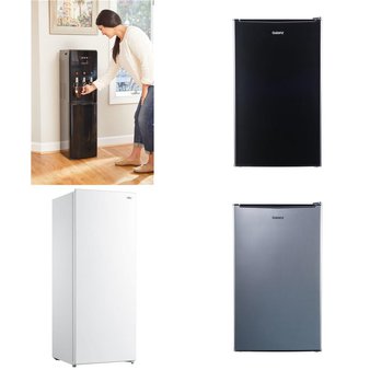 Pallet – 7 Pcs – Bar Refrigerators & Water Coolers, Refrigerators, Freezers – Customer Returns – Primo, Galanz, Igloo, Arctic King