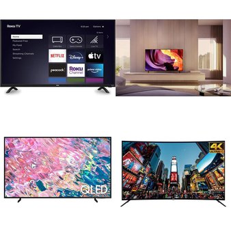 1 Pallet – 9 Pcs – TVs – Tested Not Working (Cracked Display) – RCA, onn., Sony, Samsung
