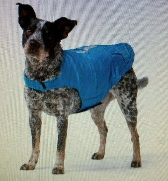 6 Pcs – Free Country Dog Down Coat Small Teal/Silver – New – Retail Ready