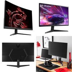 Pallet - 19 Pcs - Monitors - Customer Returns - Onn, LG, MSI