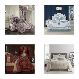 6 Pallets – 801 Pcs – Curtains & Window Coverings, Bedding Sets, Sheets, Pillowcases & Bed Skirts, Rugs & Mats – Like New or New Customer Returns – JC Penney