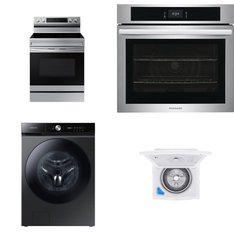 3 Pallets - 8 Pcs - Laundry, Ovens / Ranges - Used - Samsung, LG, Frigidaire, GE