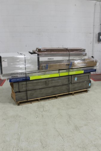 Pallet – 25 Pcs – Hardware – Customer Returns – Pergo, Allen +Roth, SMARTCORE