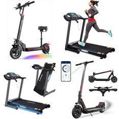 Flash Sale! 3 Pallets - 32 Pcs - Powered, Vehicles, Unsorted, Exercise & Fitness - Untested Customer Returns - EVERCROSS, Funtok, RCB, Vecukty