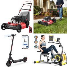 Pallet – 7 Pcs – Mowers, Vehicles, Powered, Exercise & Fitness – Customer Returns – PowerSmart, Costway, HOVERMAX, POOBOO