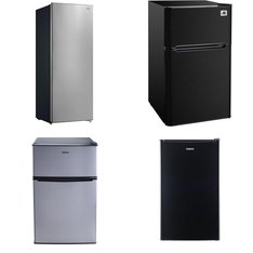 Pallet - 7 Pcs - Refrigerators, Humidifiers / De-Humidifiers, Food Processors, Blenders, Mixers & Ice Cream Makers, Freezers - Customer Returns - Galanz, Germ Guardian, Frigidaire, Igloo