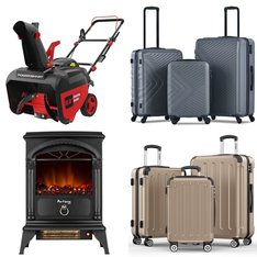 Pallet - 14 Pcs - Luggage, Backpacks, Bags, Wallets & Accessories, Unsorted, Fireplaces - Customer Returns - Zimtown, Sunbee, Travelhouse, e-Flame