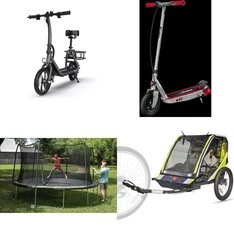 Pallet – 10 Pcs – Powered, Cycling & Bicycles, Outdoor Play, Trampolines – Customer Returns – Razor, Allen Sports, Jetson, Spalding