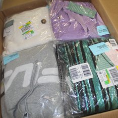 1 Parcel Box - 41 Pcs - Like New and New Apparel - Dress Shirts, Suits & Sportcoats, Jeans, Pants, Legging & Shorts - JC Penney