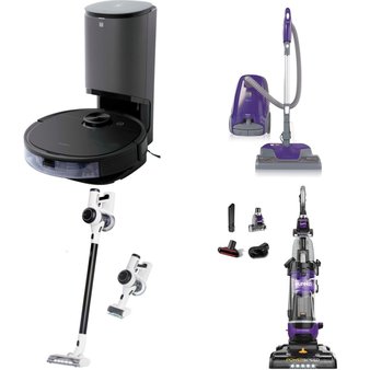 CLEARANCE! Pallet – 23 Pcs – Vacuums – Customer Returns – Hoover, Wyze, Hart, Ecovacs Robotics