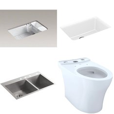 Pallet - 14 Pcs - Kitchen & Bath Fixtures, Hardware - Customer Returns - Kohler, Toto, TOTO USA