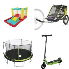 Pallet – 8 Pcs – Powered, Trampolines, Cycling & Bicycles, Outdoor Play – Customer Returns – Razor Power Core, Bounce Pro, Allen Sports, Play Day