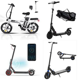 Pallet – 9 Pcs – Unsorted, Powered, Cycling & Bicycles, Outdoor Play – Customer Returns – RoC, EVERCROSS, Colorway, AOVOPRO