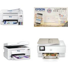 Pallet - 62 Pcs - All-In-One, Networking, Inkjet, Other - Customer Returns - onn., EPSON, HP, Netgear