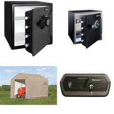 Pallet - 9 Pcs - Safes, Patio & Outdoor Lighting / Decor - Customer Returns - SentrySafe, Sentry, ShelterLogic